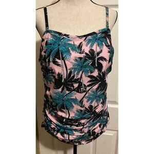 Ocean Blues Tankini Top Only Size 3XL